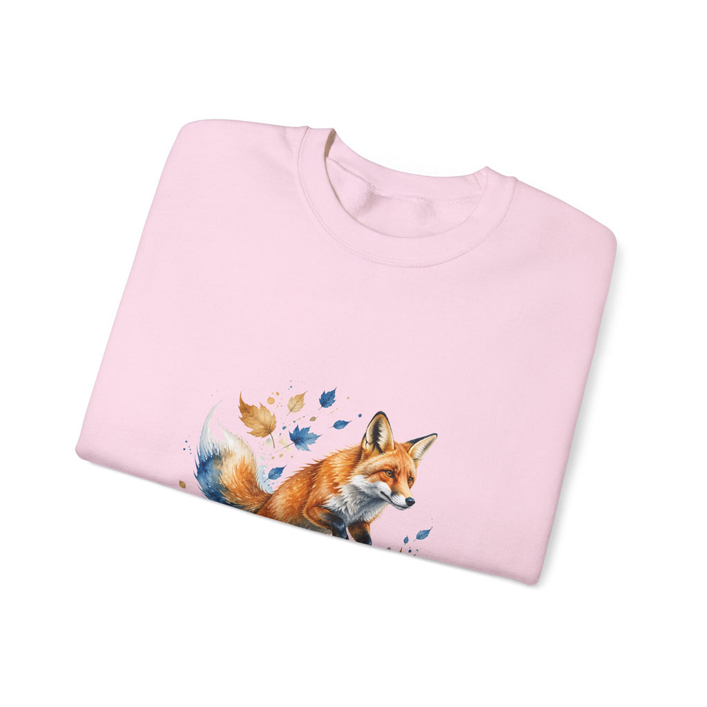 Matching Couple Sweatshirt - Fox & Rabbit Matching Couple Premium Fleece Sweatshirt Watercolor Art His Hers Birthday Gift - Design A