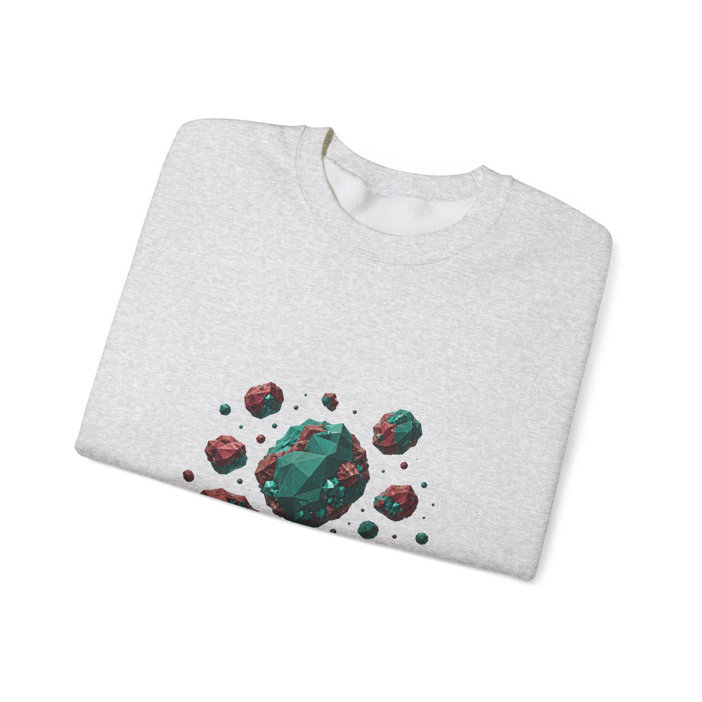 Matching Couple Sweatshirt - Comet & Asteroid Matching Couple Comfort Colors Crew Geometric Art His Hers Love Gift - Design B
