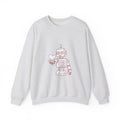 Matching Couple Sweatshirt - Robot & Heart Matching Couple Comfort Colors Crew Minimalist Art His Hers Christmas Gift - Design A