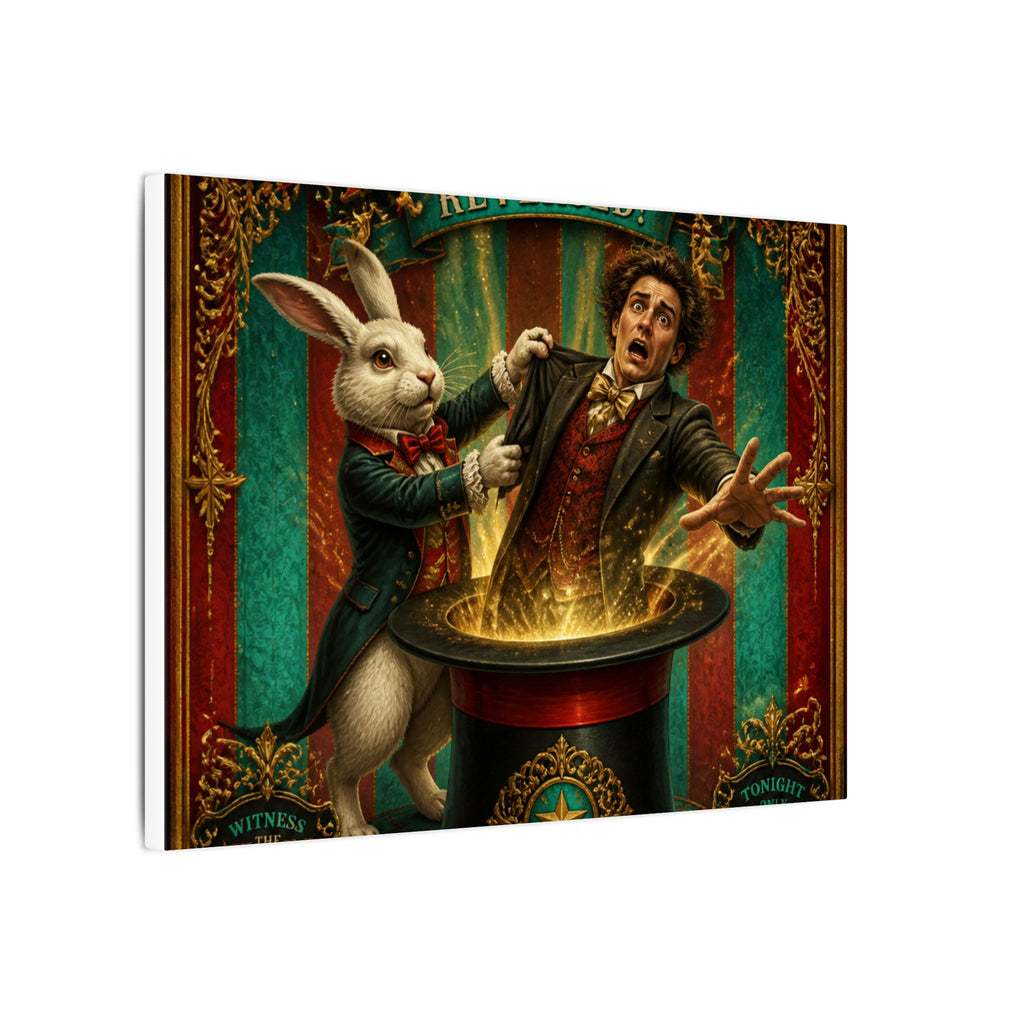 Magic Hat Rabbit Wall Art Canvas 16×20 Baroque Home Office Decor Maximalist Print