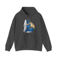 Matching Couple Sweatshirt - Anchor & Sail Matching Couple Hooded Sweatshirt Hand-Drawn Art His Hers Best Friend Gift - Design B