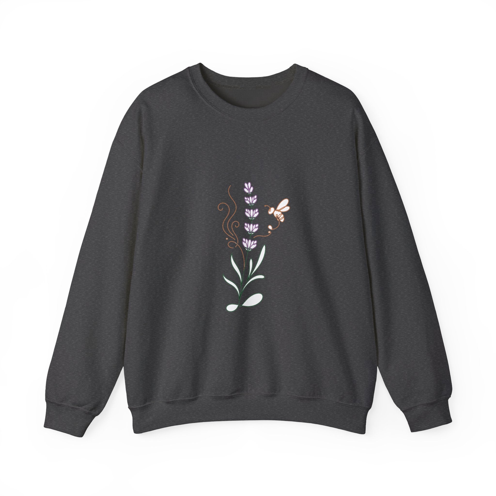 Matching Couple Sweatshirt - Lavender & Thistle Matching Couple Crewneck Sweatshirt Minimalist Art His Hers Valentine Gift - Design A