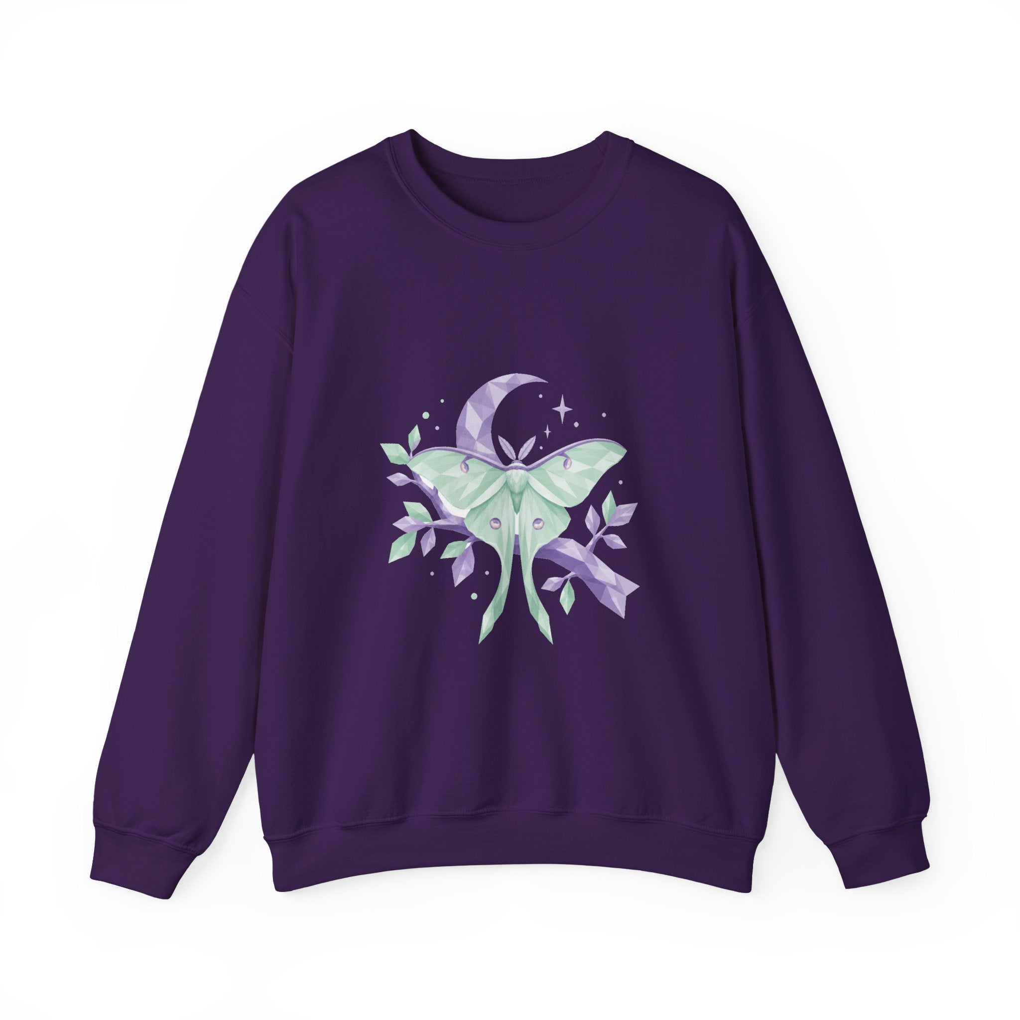 Matching Couple Sweatshirt - Butterfly & Moth Matching Couple Comfort Colors Crew Geometric Art His Hers Love Gift - Design B