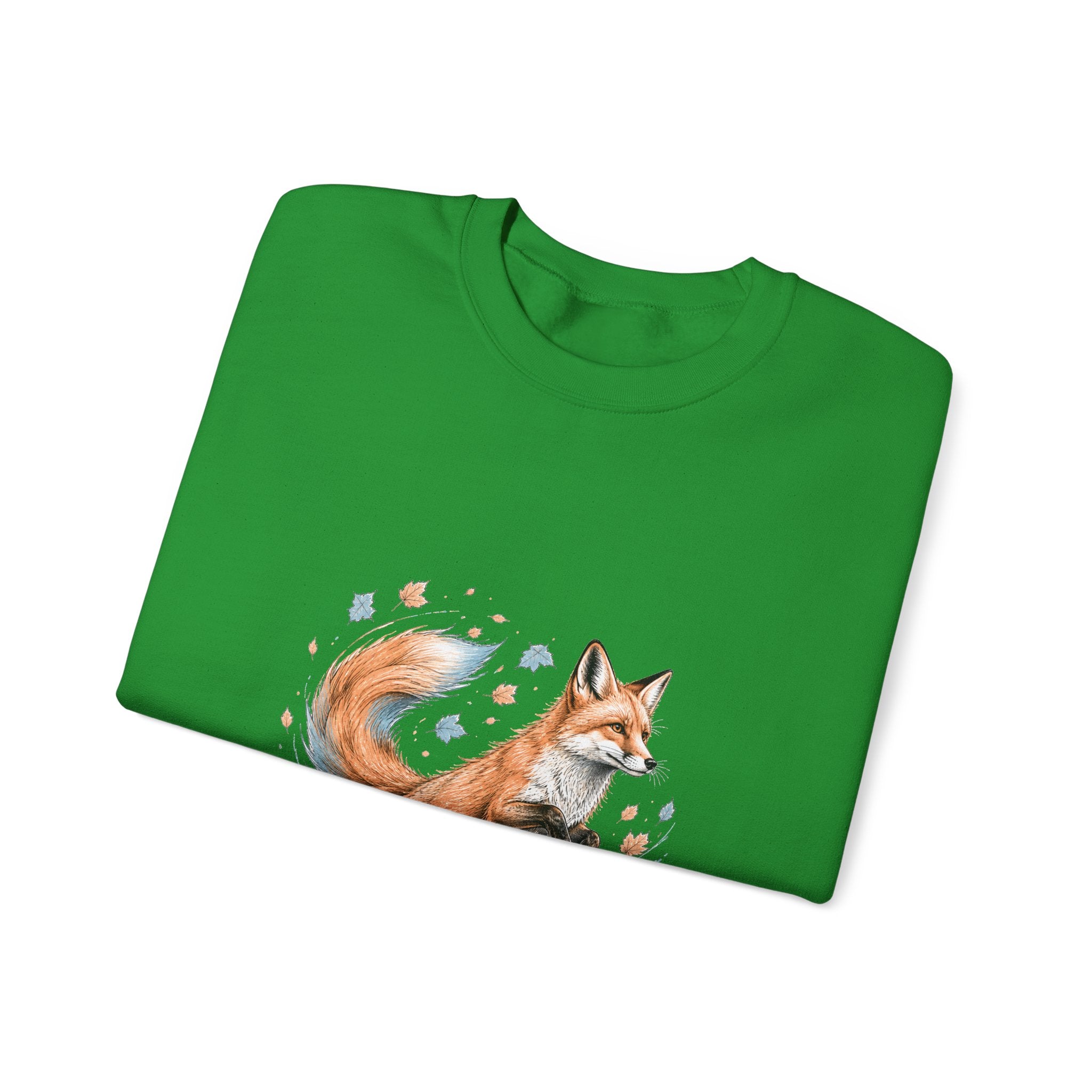 Matching Couple Sweatshirt - Fox & Rabbit Matching Couple Premium Fleece Sweatshirt Hand-Drawn Art His Hers Anniversary Gift - Design A