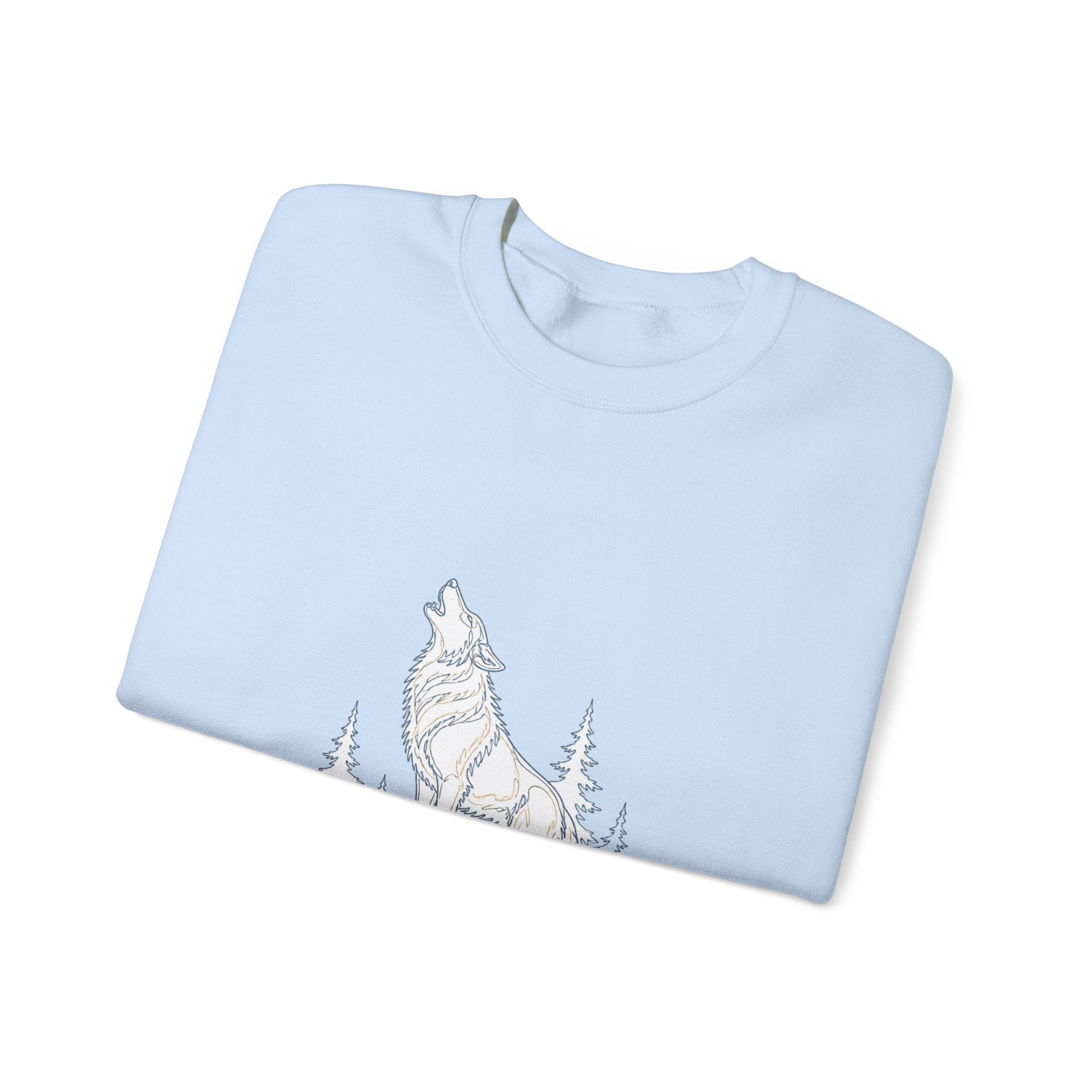 Matching Couple Sweatshirt - Wolf & Dove Matching Couple Comfort Colors Crew Minimalist Art His Hers Christmas Gift - Design A
