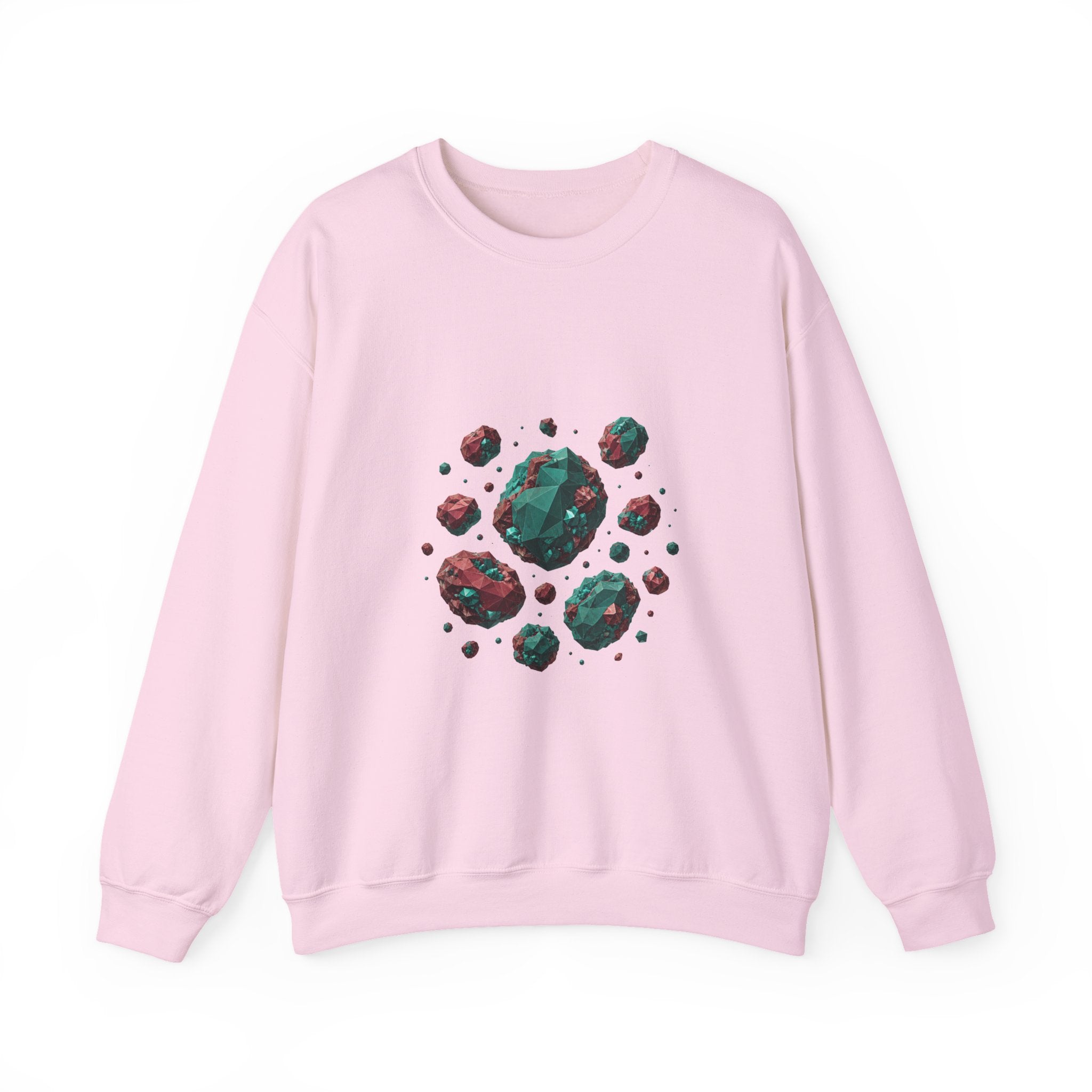 Matching Couple Sweatshirt - Comet & Asteroid Matching Couple Comfort Colors Crew Geometric Art His Hers Love Gift - Design B
