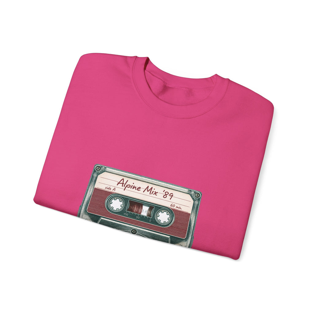Matching Couple Sweatshirt - Vinyl & Cassette Matching Couple Crewneck Sweatshirt Vintage Art His Hers Wedding Gift - Design B