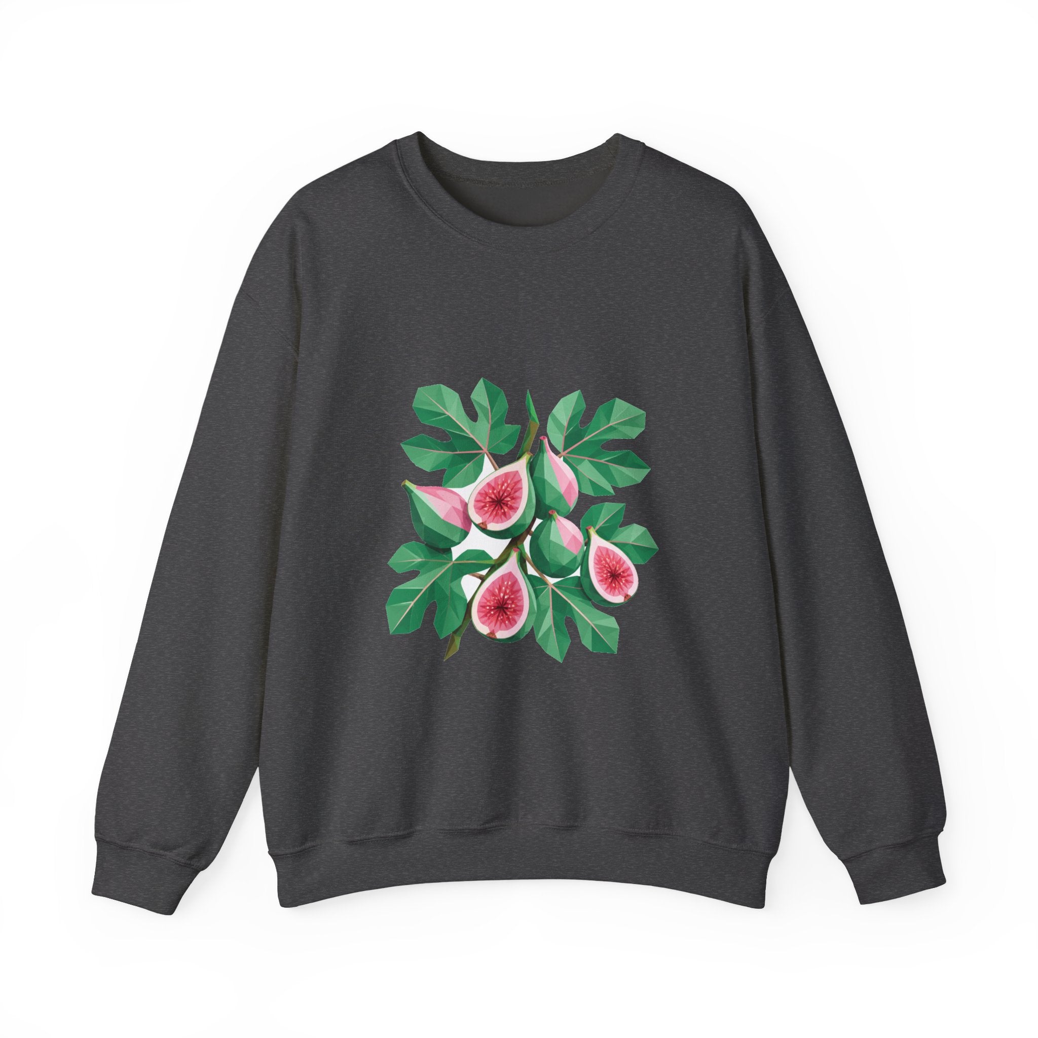 Matching Couple Sweatshirt - Olive Branch & Fig Matching Couple Comfort Colors Crew Geometric Art His Hers Love Gift - Design B