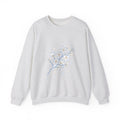 Matching Couple Sweatshirt - Cherry Blossom & Maple Leaf Matching Couple Premium Fleece Sweatshirt Minimalist Art His Hers Christmas Gift - Design A