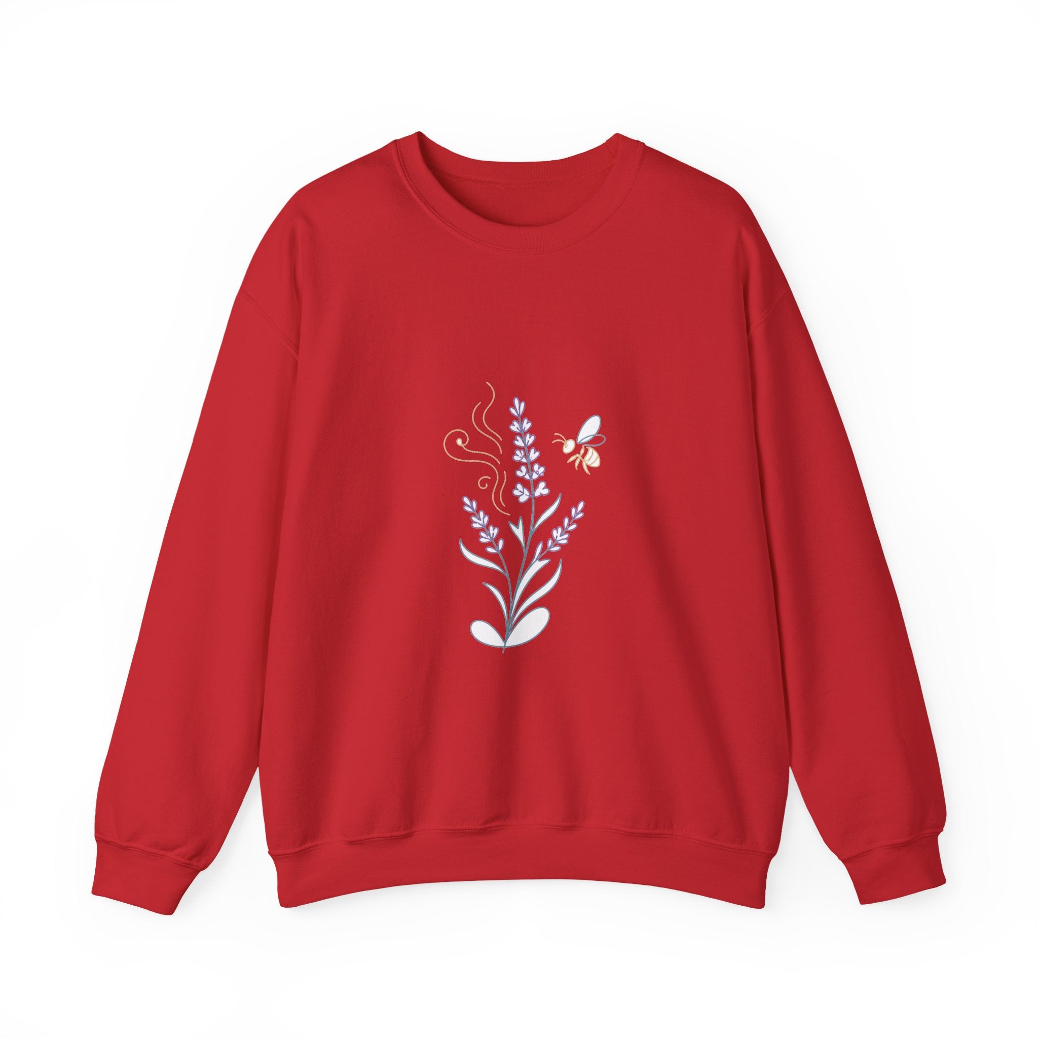 Matching Couple Sweatshirt - Lavender & Thistle Matching Couple Premium Fleece Sweatshirt Minimalist Art His Hers Christmas Gift - Design A