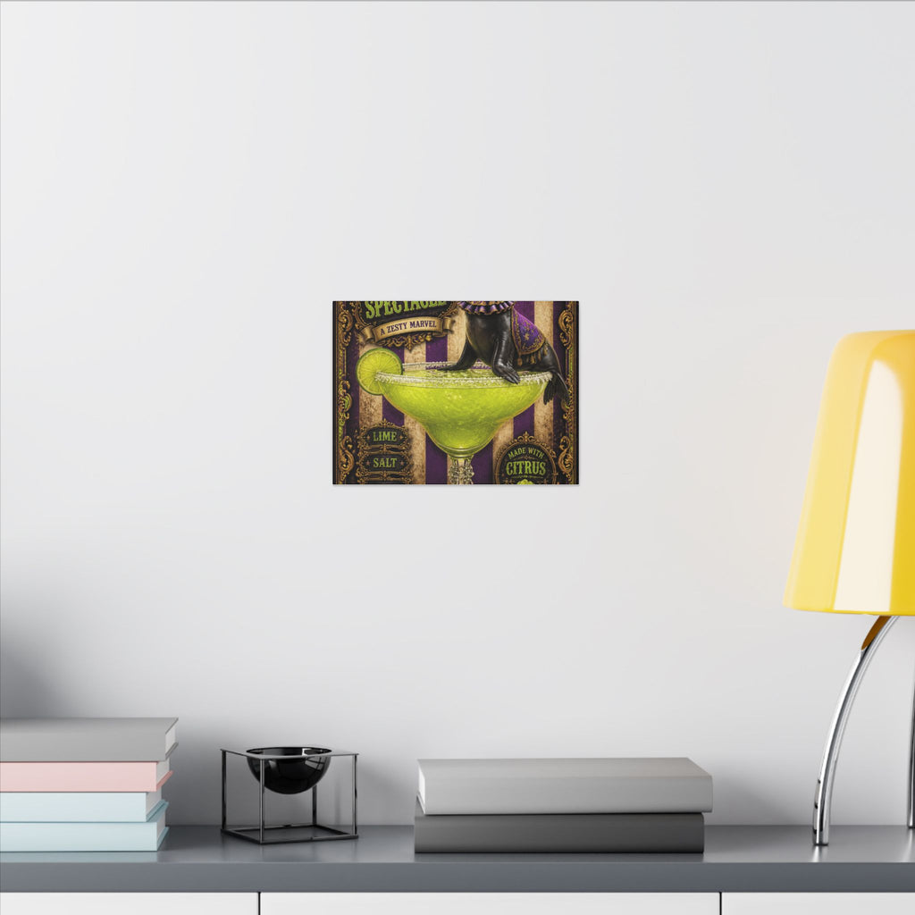 Margarita Balancing Seal Wall Art Canvas 16×20 Baroque Home Office Decor Maximalist Print