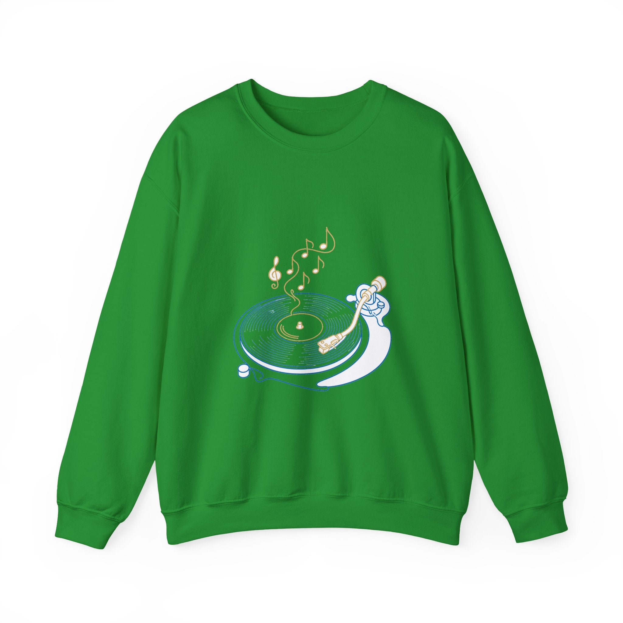 Matching Couple Sweatshirt - Vinyl & Cassette Matching Couple Comfort Colors Crew Minimalist Art His Hers Christmas Gift - Design A