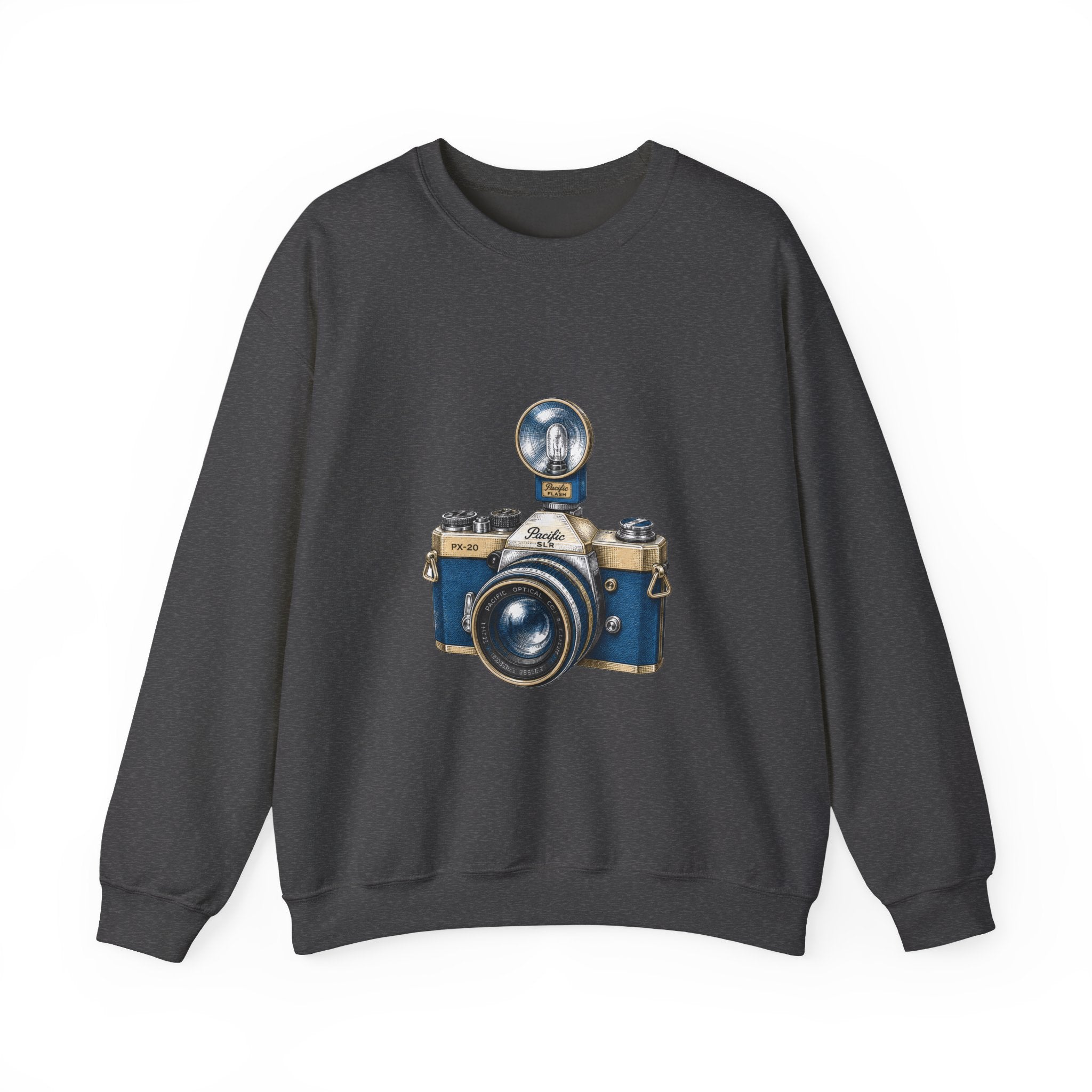 Matching Couple Sweatshirt - Camera & Film Matching Couple Crewneck Sweatshirt Hand-Drawn Art His Hers Best Friend Gift - Design A