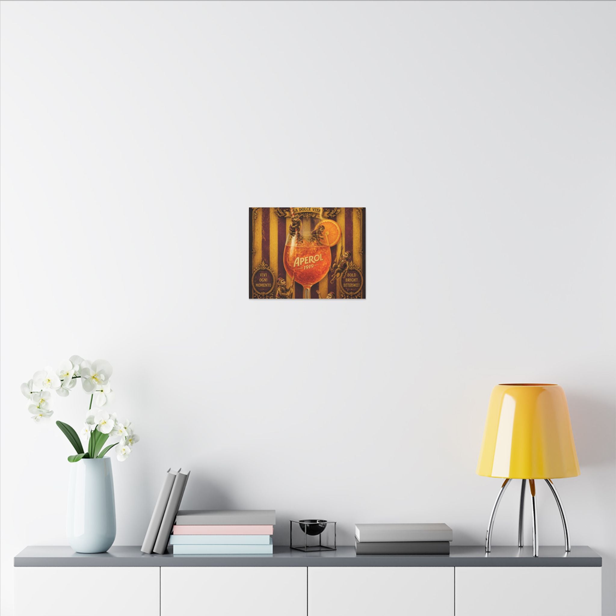 Aperol Spritz Monkeys Wall Art Canvas 24×36 Baroque Studio Decor Maximalist Print