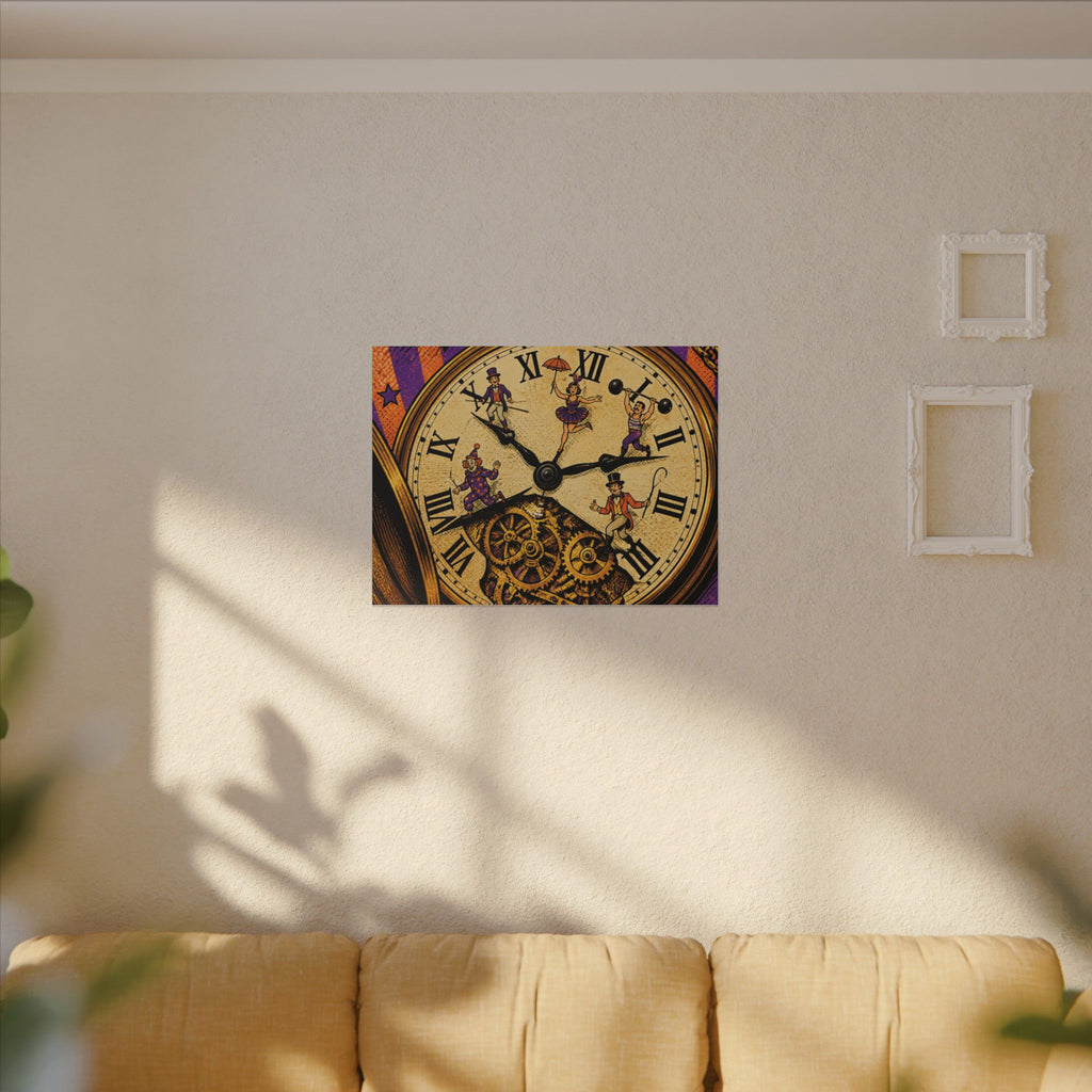 Pocket Watch Performers Wall Art Canvas 16×20 Pop Art Living Room Decor Maximalist Print