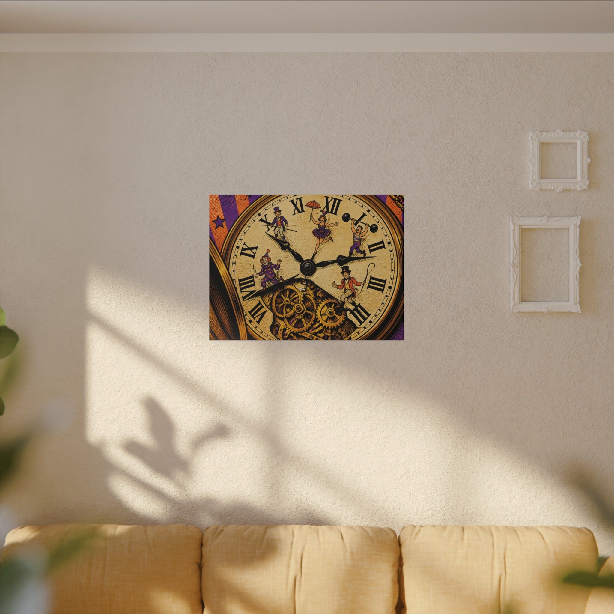 Pocket Watch Performers Wall Art Canvas 16×20 Pop Art Living Room Decor Maximalist Print
