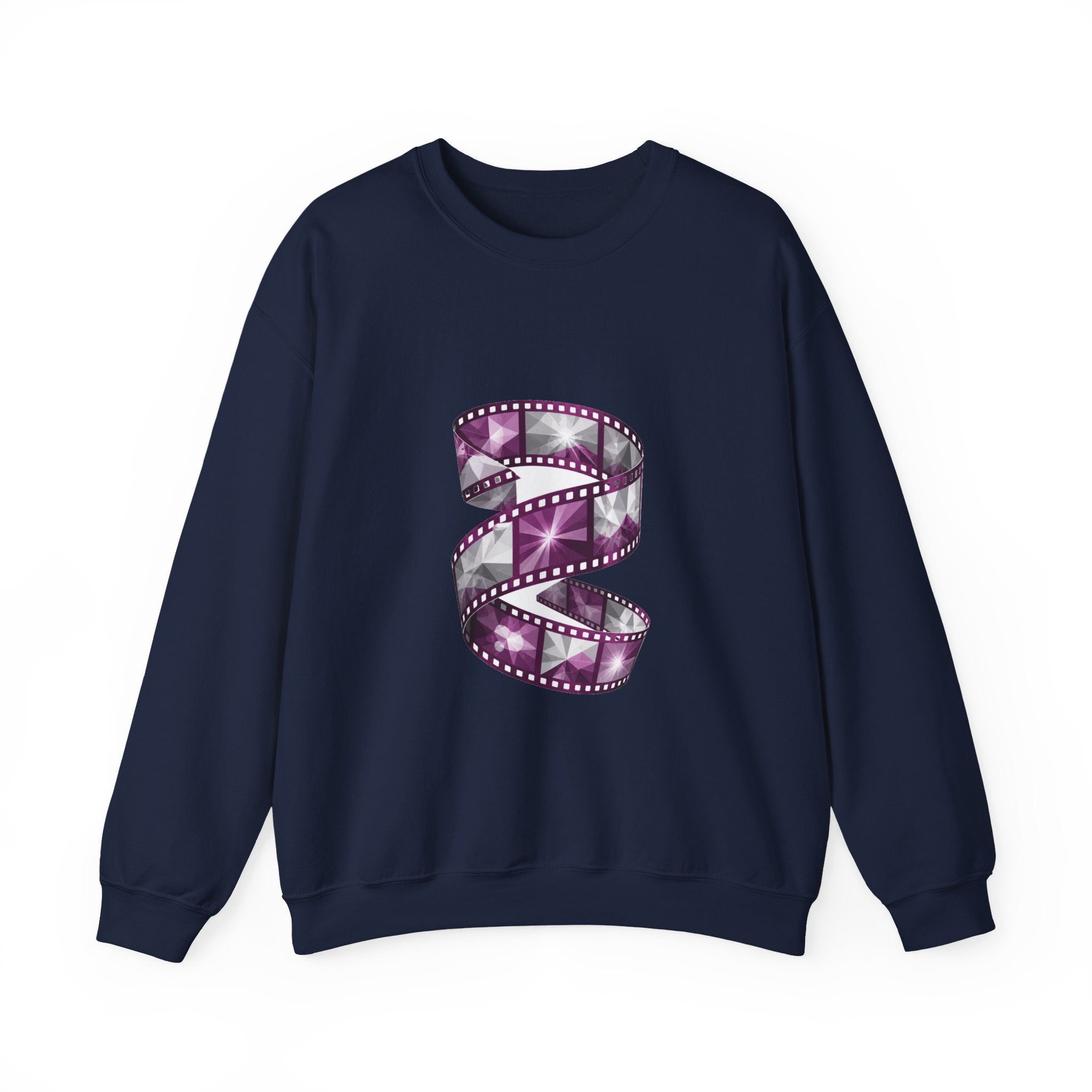 Matching Couple Sweatshirt - Camera & Film Matching Couple Premium Fleece Sweatshirt Geometric Art His Hers Love Gift - Design B