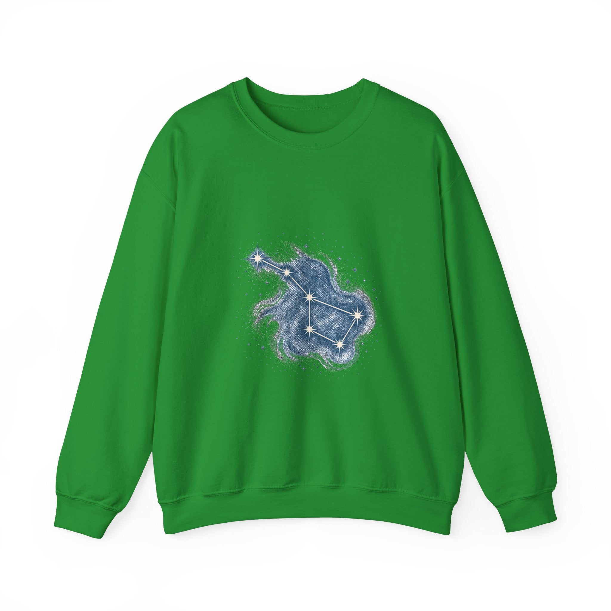 Matching Couple Sweatshirt - Big & Little Dipper Matching Couple Premium Fleece Sweatshirt Hand-Drawn Art His Hers Anniversary Gift - Design A