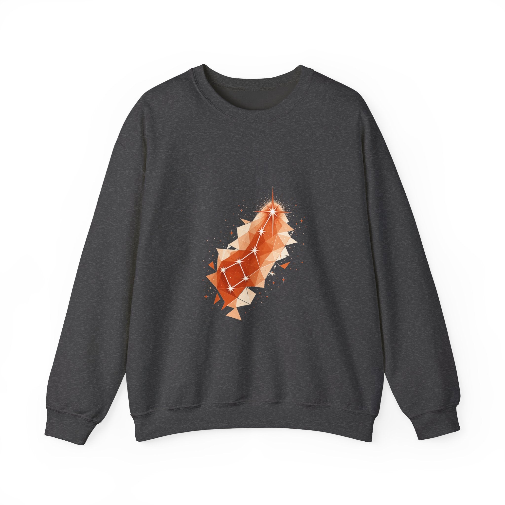 Matching Couple Sweatshirt - Big & Little Dipper Matching Couple Crewneck Sweatshirt Geometric Art His Hers Couple Gift - Design B