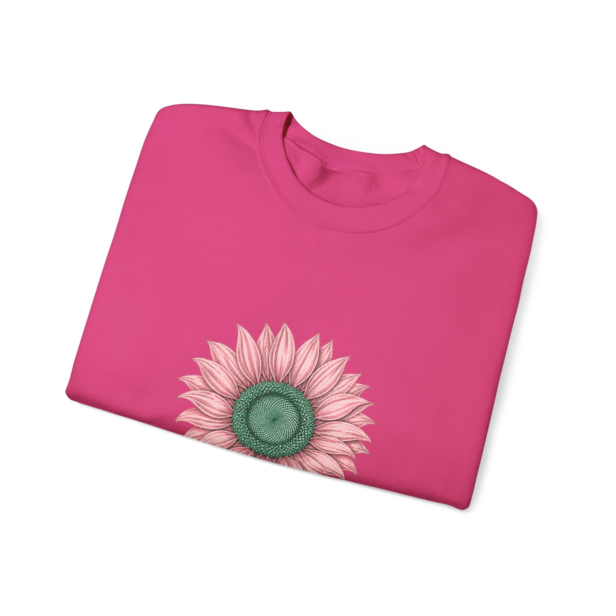 Matching Couple Sweatshirt - Sunflower & Moonflower Matching Couple Crewneck Sweatshirt Vintage Art His Hers Wedding Gift - Design A
