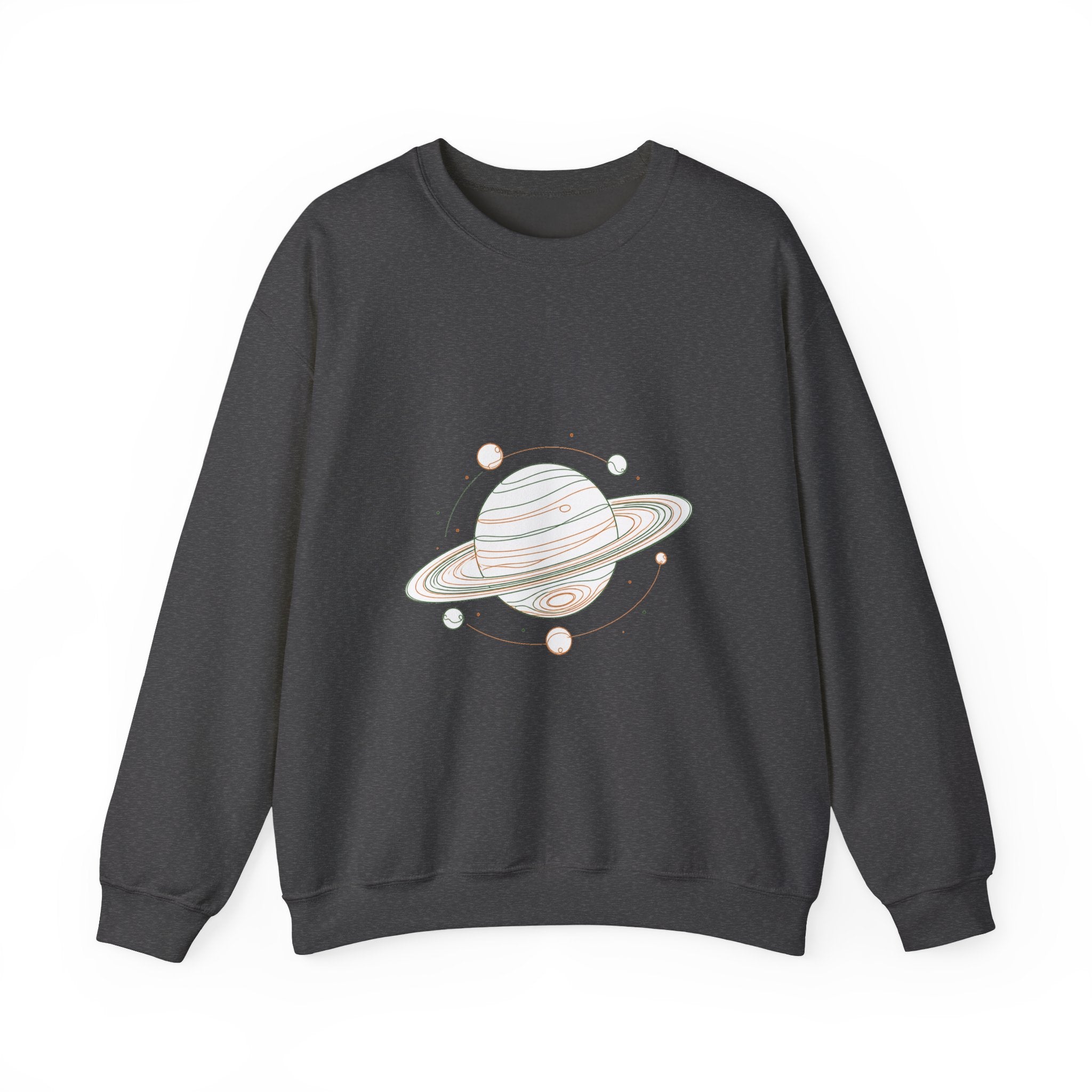 Matching Couple Sweatshirt - Saturn & Jupiter Matching Couple Comfort Colors Crew Minimalist Art His Hers Christmas Gift - Design A