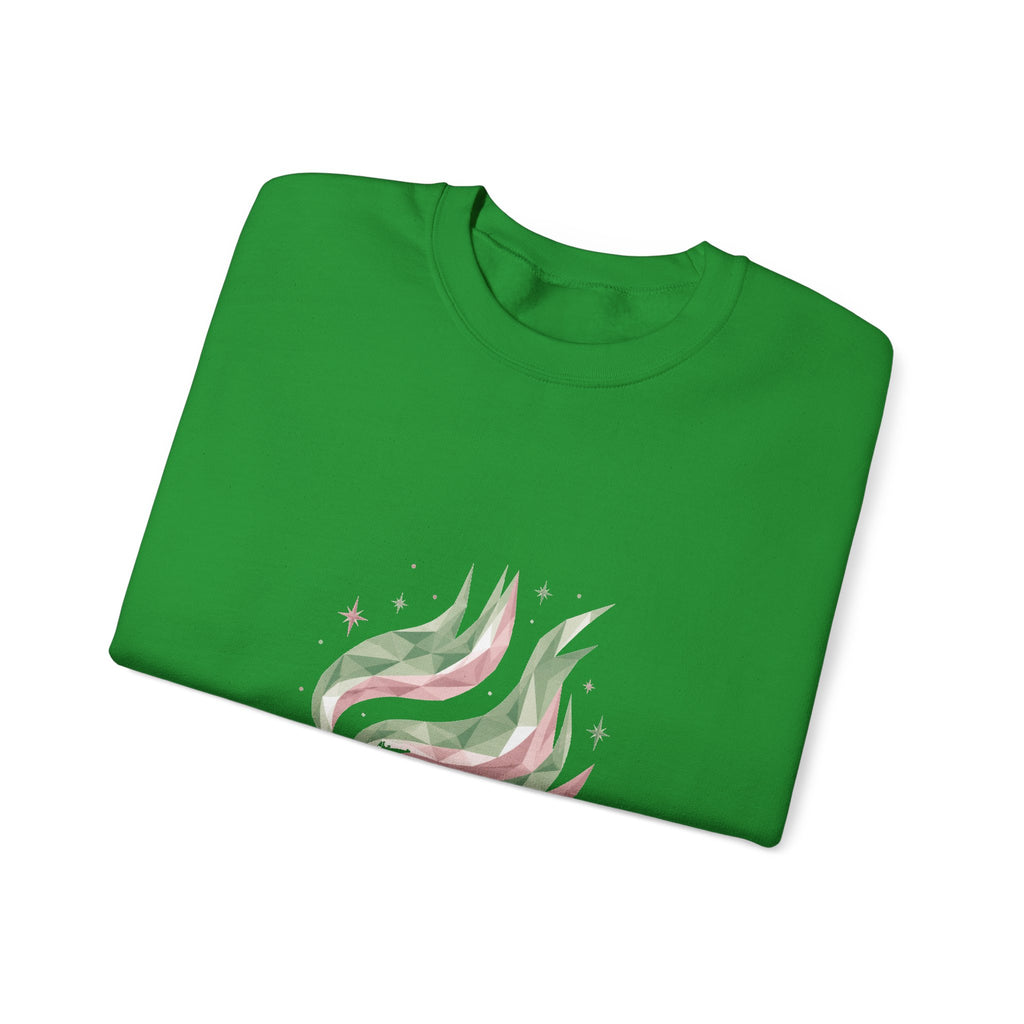 Matching Couple Sweatshirt - Aurora & Southern Cross Matching Couple Comfort Colors Crew Geometric Art His Hers Love Gift - Design A