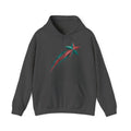 Matching Couple Sweatshirt - Shooting Star & North Star Matching Couple Hooded Sweatshirt Geometric Art His Hers Couple Gift - Design A