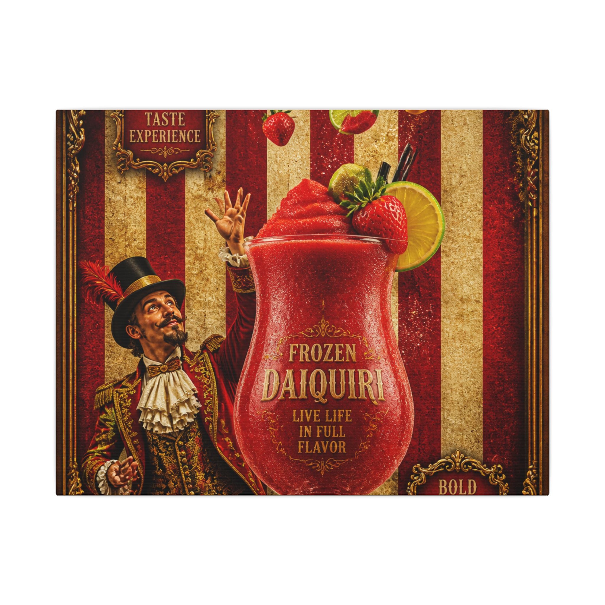 Daiquiri Fruit Juggler Wall Art Canvas 24×36 Baroque Studio Decor Maximalist Print