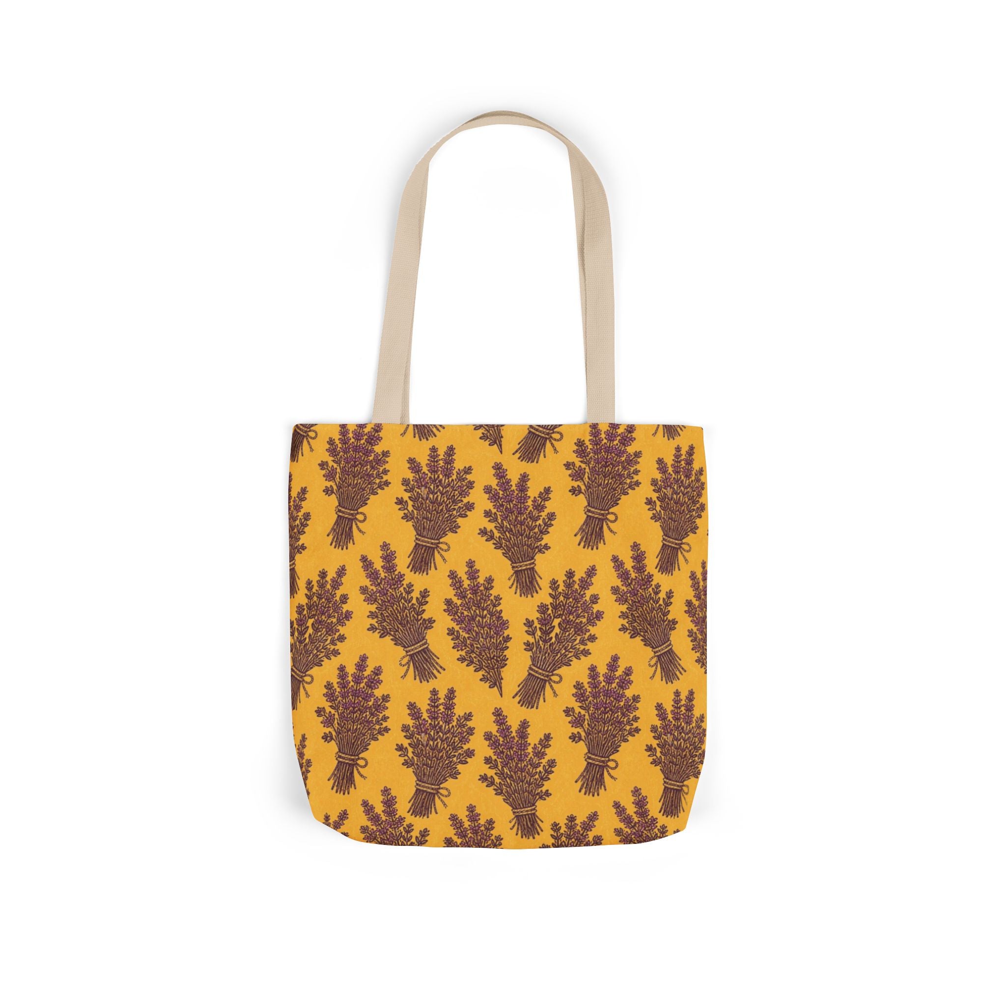 Thyme Bundles Canvas Tote Bag Mediterranean Kitchen Linocut Design Italian Cottagecore Gift