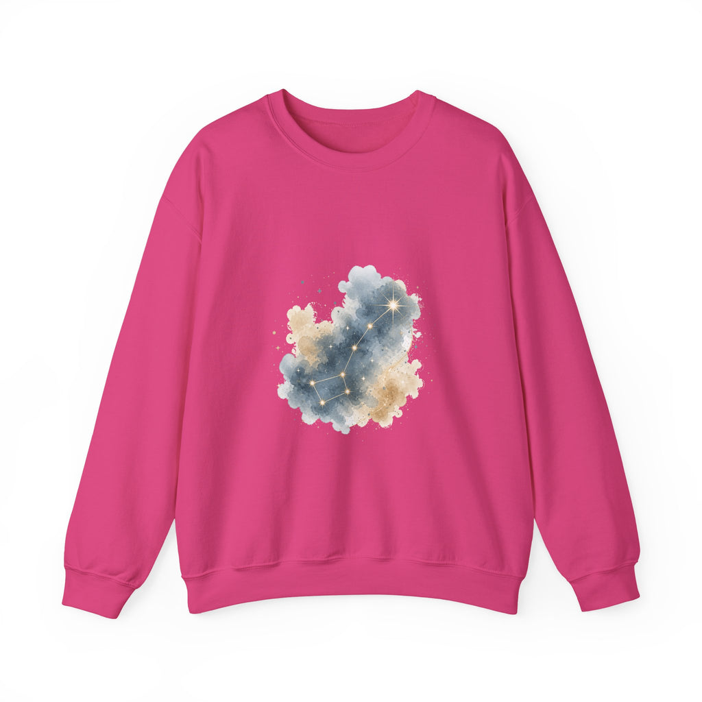 Matching Couple Sweatshirt - Big & Little Dipper Matching Couple Premium Fleece Sweatshirt Watercolor Art His Hers Birthday Gift - Design B