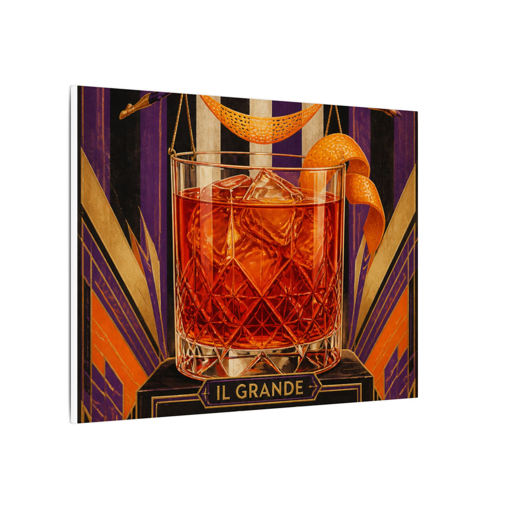 Negroni Trapeze Act Wall Art Canvas 16×20 Art Deco Entryway Decor Maximalist Print