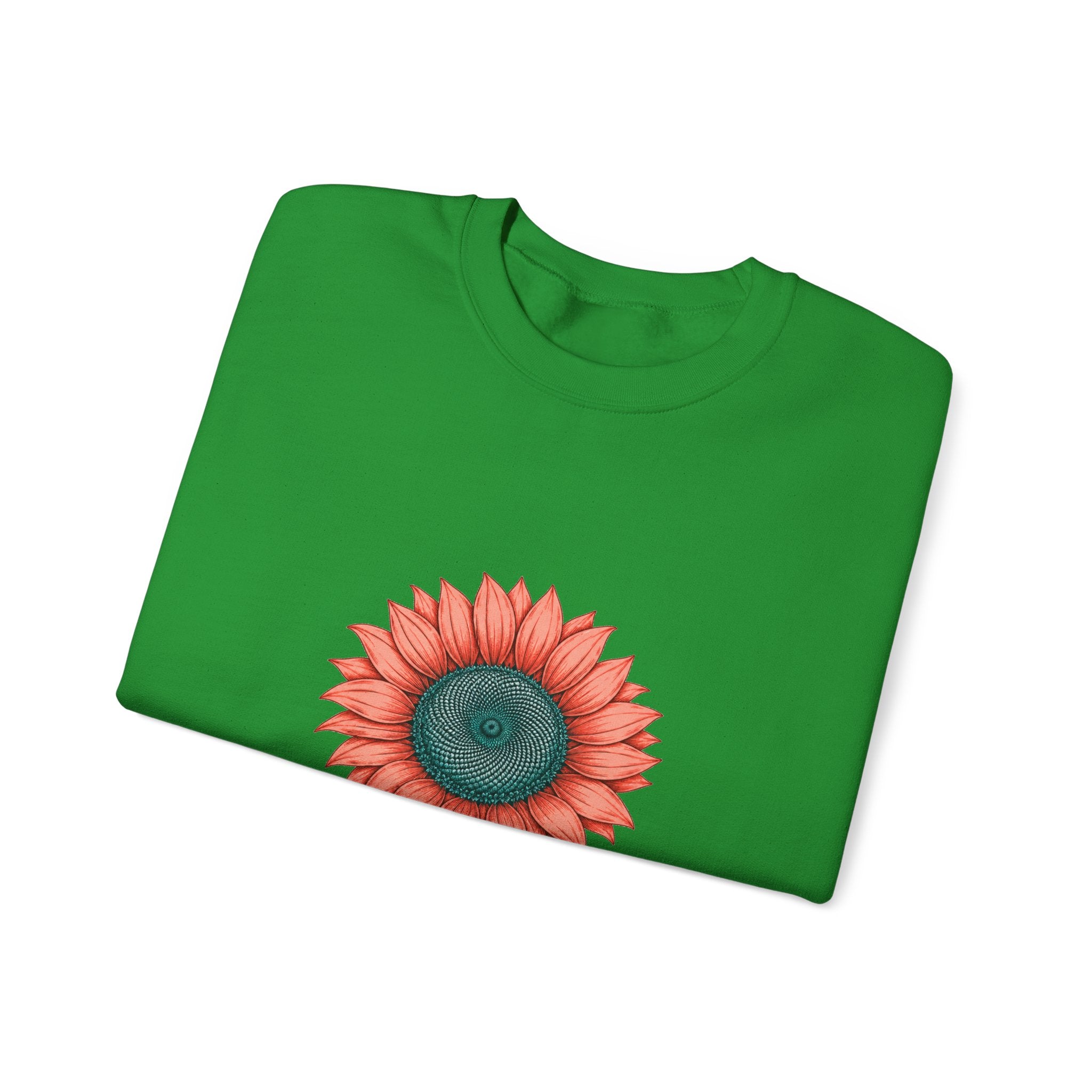 Matching Couple Sweatshirt - Sunflower & Moonflower Matching Couple Crewneck Sweatshirt Hand-Drawn Art His Hers Best Friend Gift - Design A