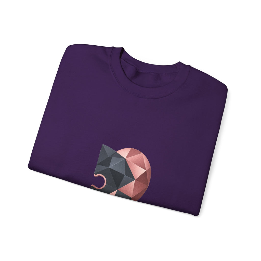 Matching Couple Sweatshirt - Puzzle Pieces Matching Couple Comfort Colors Crew Geometric Art His Hers Love Gift - Design B