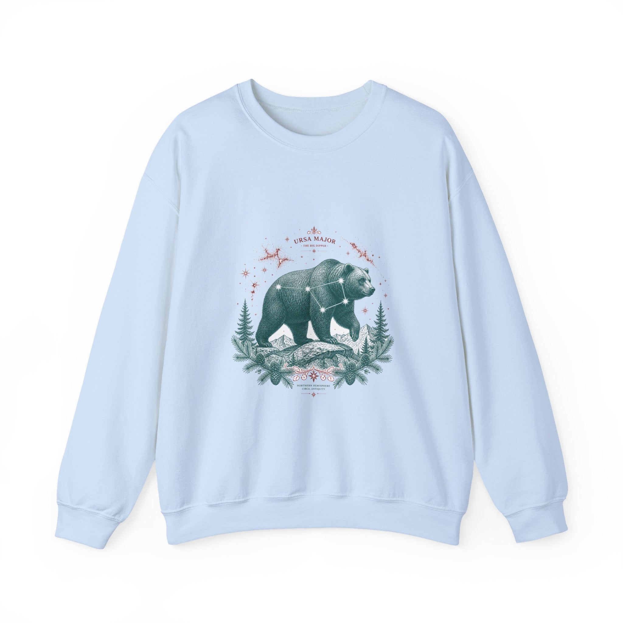 Matching Couple Sweatshirt - Big & Little Dipper Matching Couple Comfort Colors Crew Vintage Art His Hers Honeymoon Gift - Design A