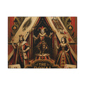 Playing Cards Tent Wall Art Canvas 16×20 Art Deco Entryway Decor Maximalist Print