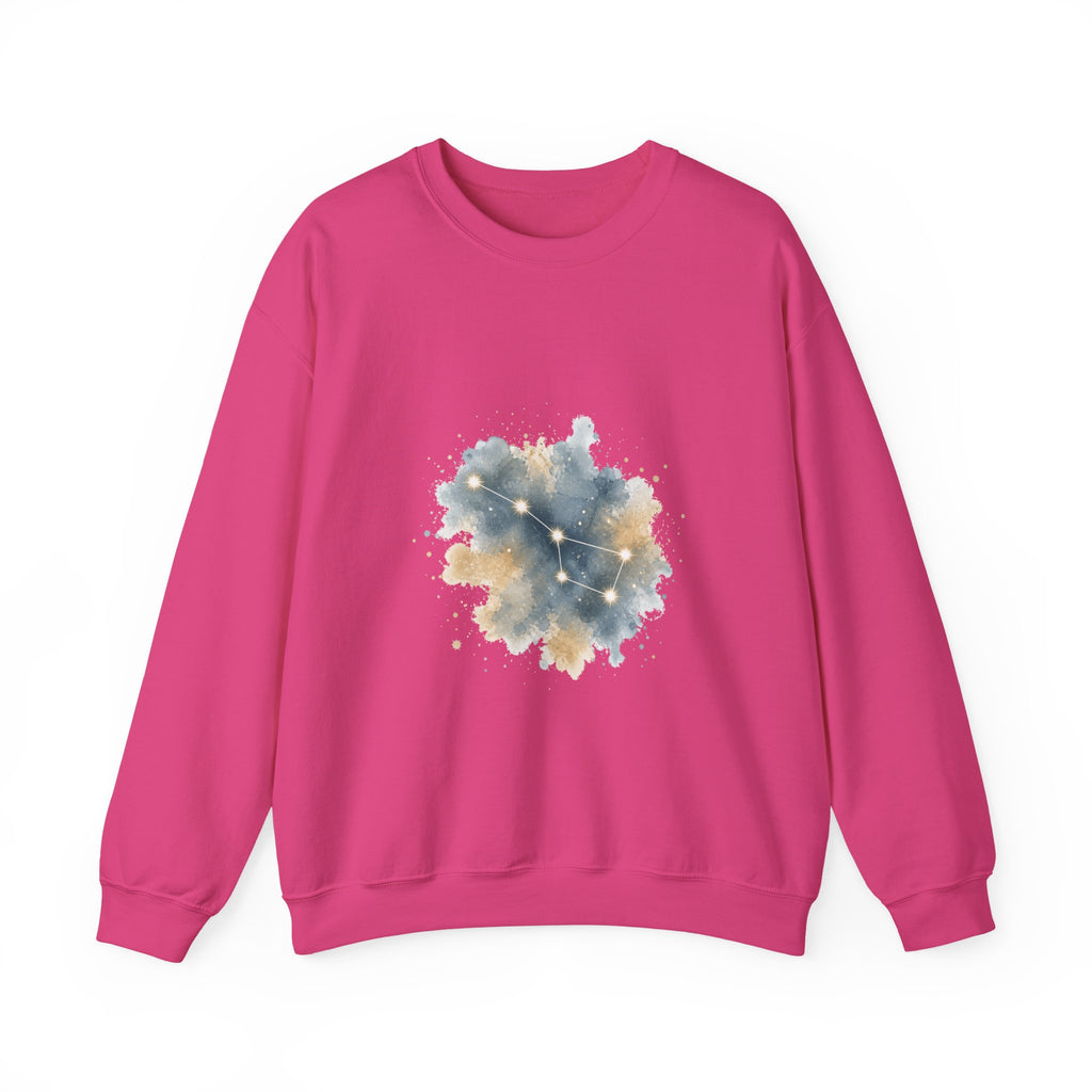 Matching Couple Sweatshirt - Big & Little Dipper Matching Couple Premium Fleece Sweatshirt Watercolor Art His Hers Birthday Gift - Design A