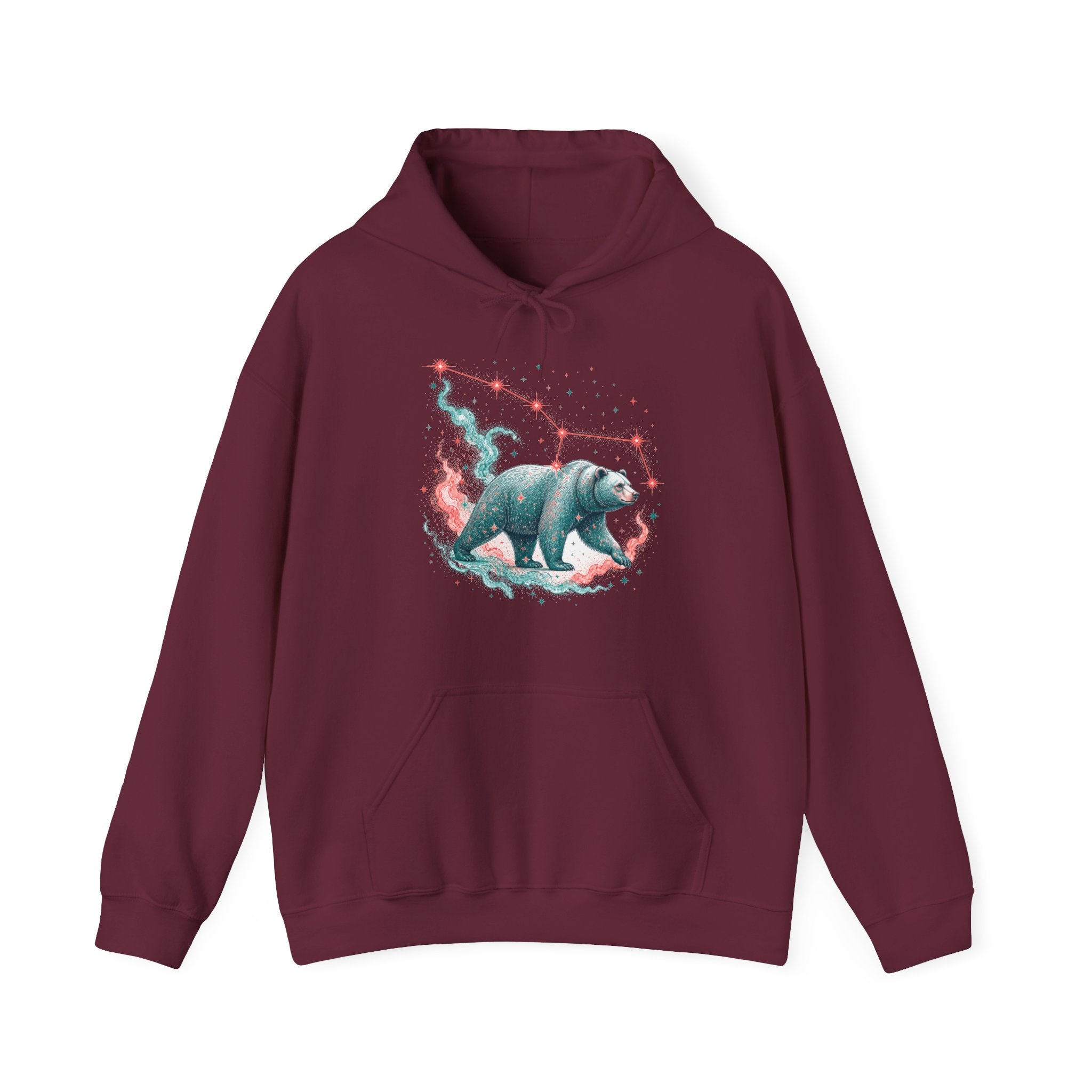 Matching Couple Sweatshirt - Big & Little Dipper Matching Couple Hooded Sweatshirt Hand-Drawn Art His Hers Best Friend Gift - Design A