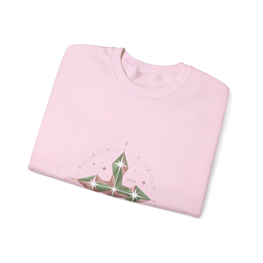 Matching Couple Sweatshirt - Aurora & Southern Cross Matching Couple Comfort Colors Crew Geometric Art His Hers Love Gift - Design B