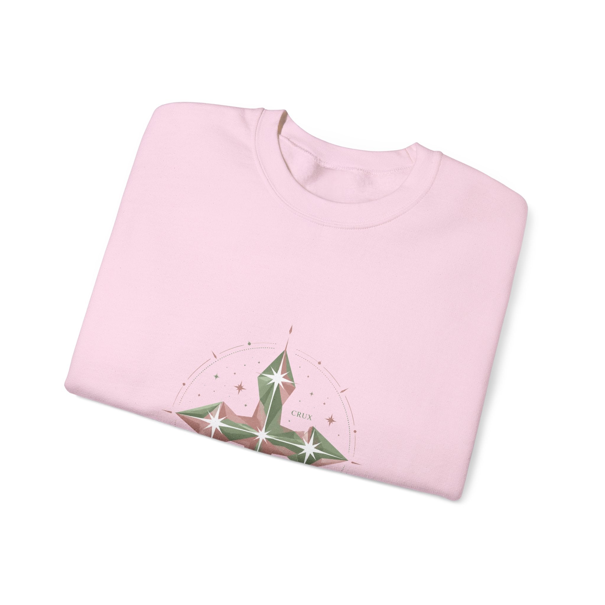 Matching Couple Sweatshirt - Aurora & Southern Cross Matching Couple Comfort Colors Crew Geometric Art His Hers Love Gift - Design B
