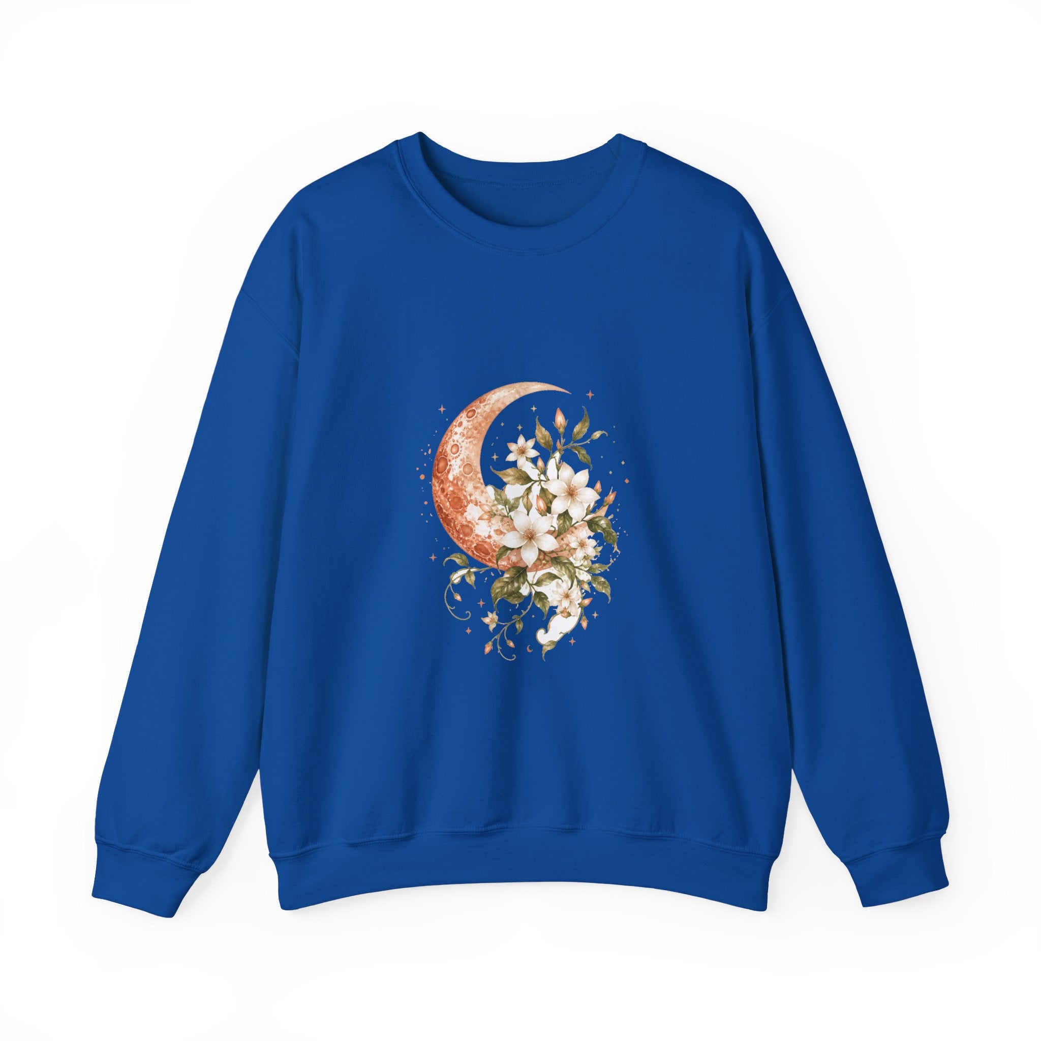Matching Couple Sweatshirt - Sun & Moon Matching Couple Comfort Colors Crew Watercolor Art His Hers Birthday Gift - Design A