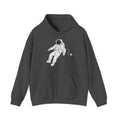 Matching Couple Sweatshirt - Astronaut & Planet Matching Couple Hooded Sweatshirt Minimalist Art His Hers Valentine Gift - Design A