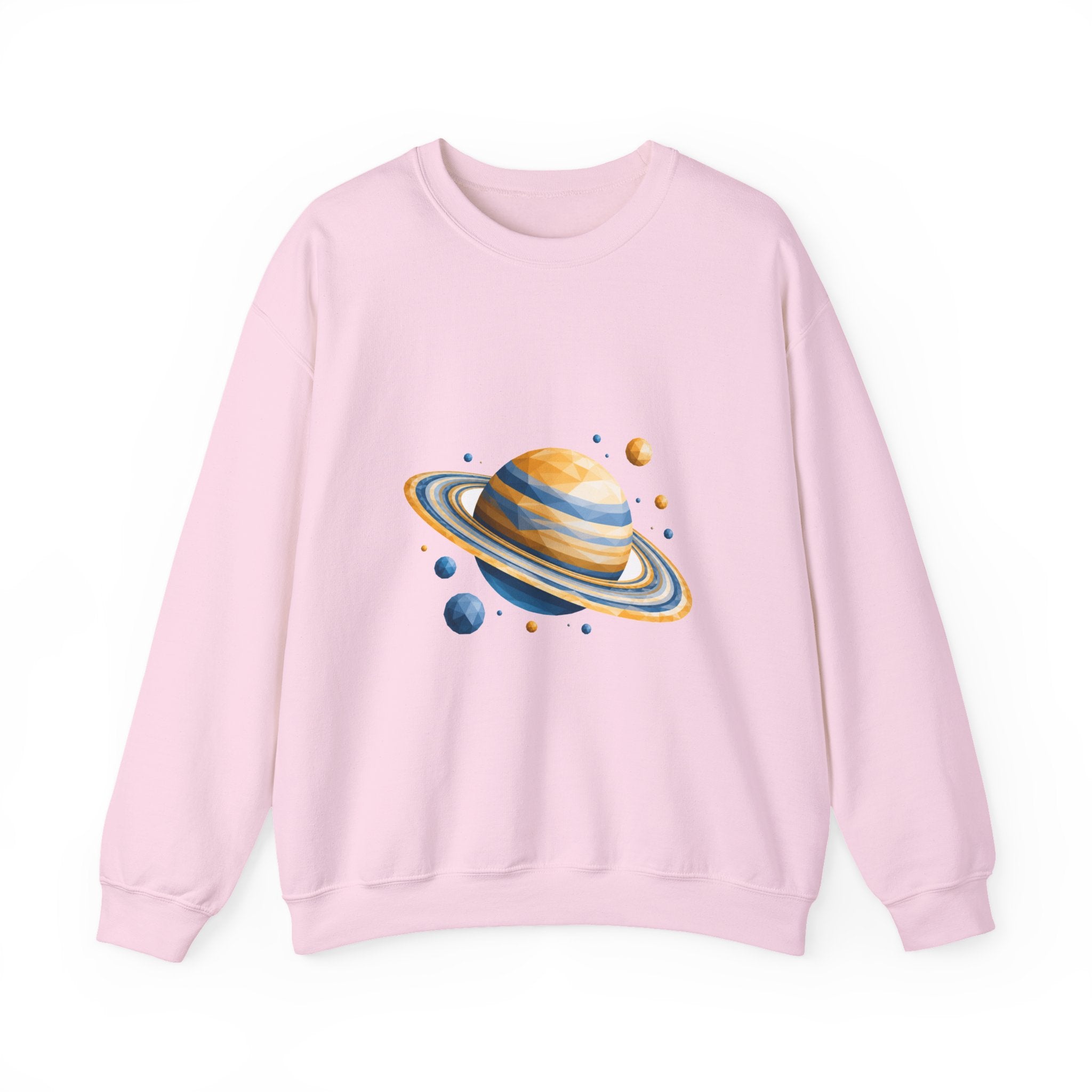 Matching Couple Sweatshirt - Saturn & Jupiter Matching Couple Comfort Colors Crew Geometric Art His Hers Love Gift - Design A