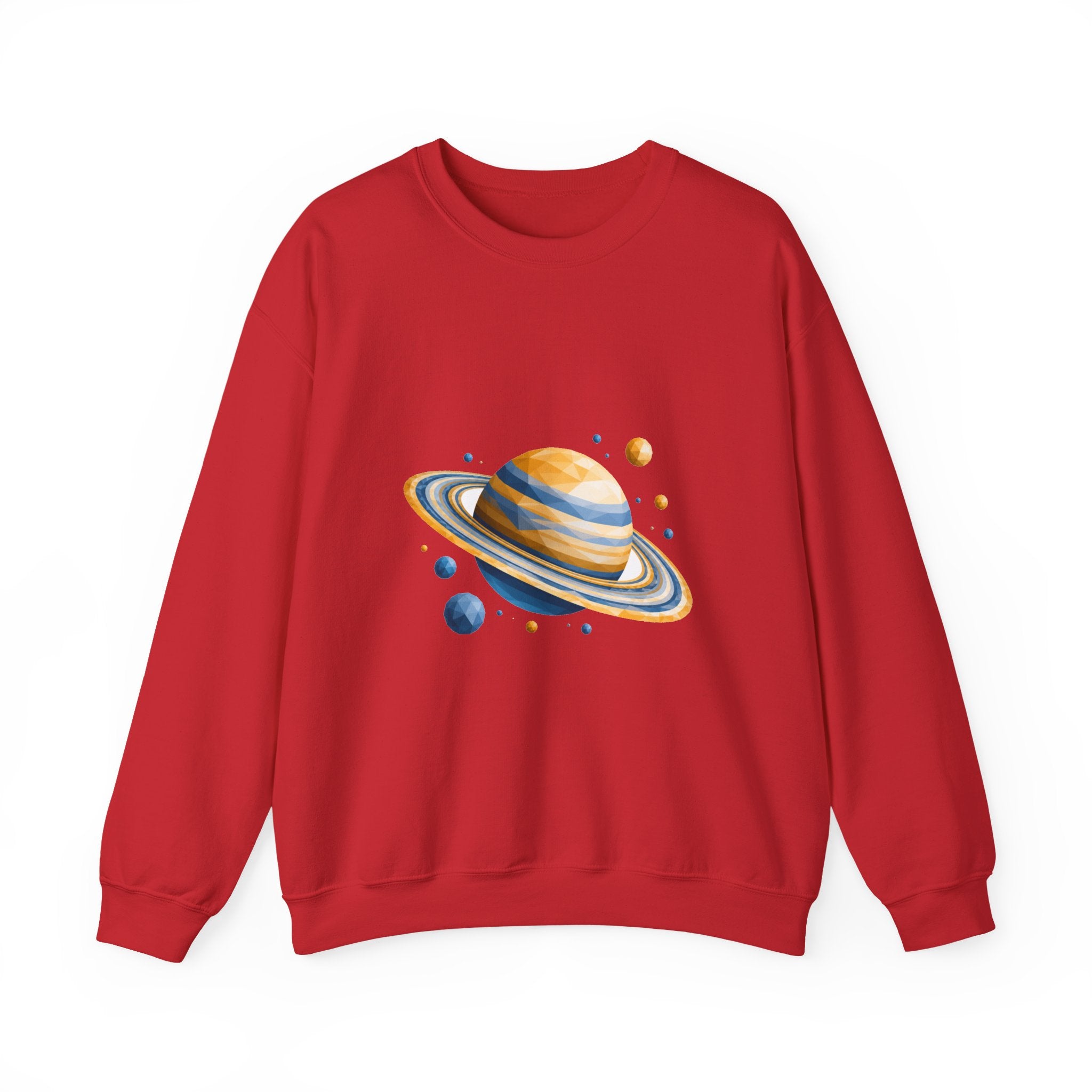 Matching Couple Sweatshirt - Saturn & Jupiter Matching Couple Comfort Colors Crew Geometric Art His Hers Love Gift - Design A