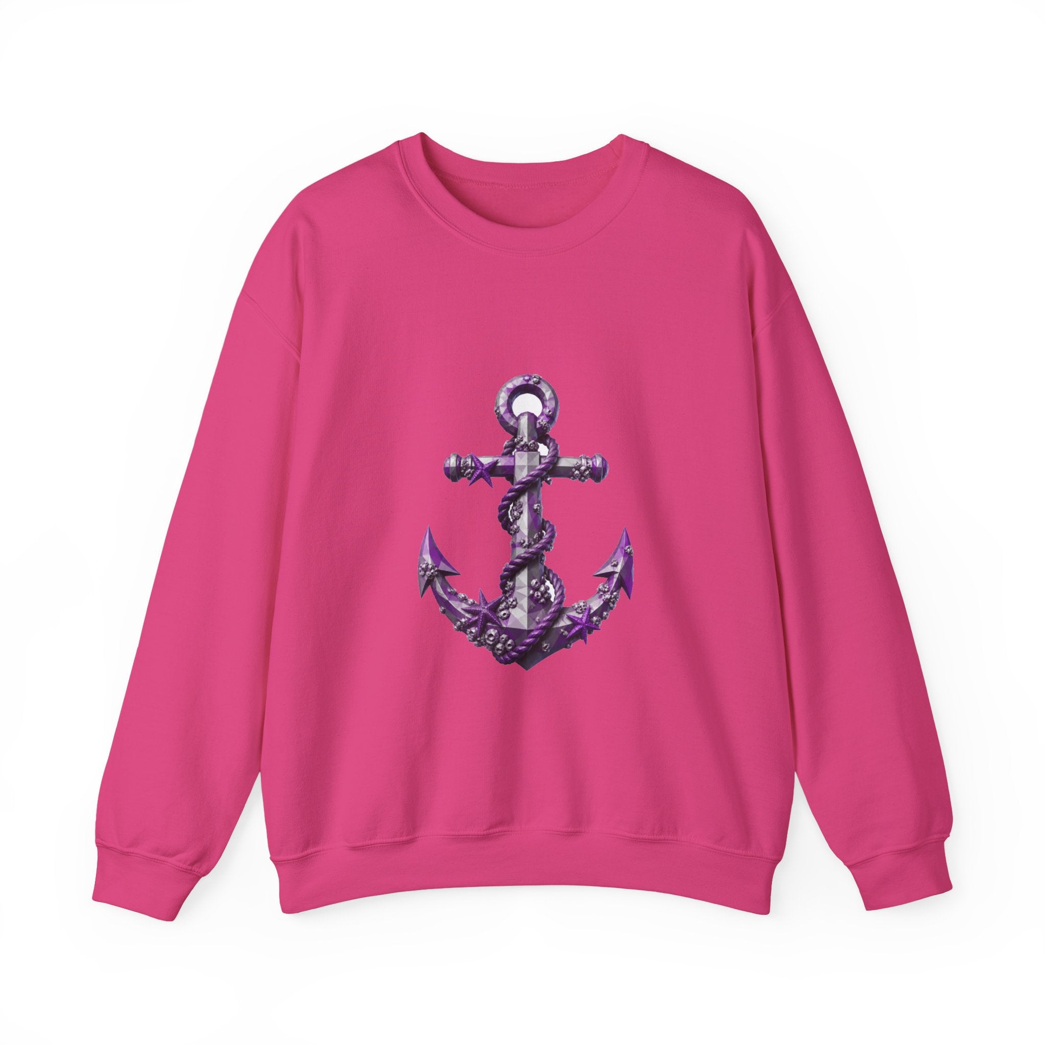 Matching Couple Sweatshirt - Anchor & Sail Matching Couple Comfort Colors Crew Geometric Art His Hers Love Gift - Design A