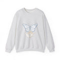 Matching Couple Sweatshirt - Butterfly & Moth Matching Couple Comfort Colors Crew Minimalist Art His Hers Christmas Gift - Design A