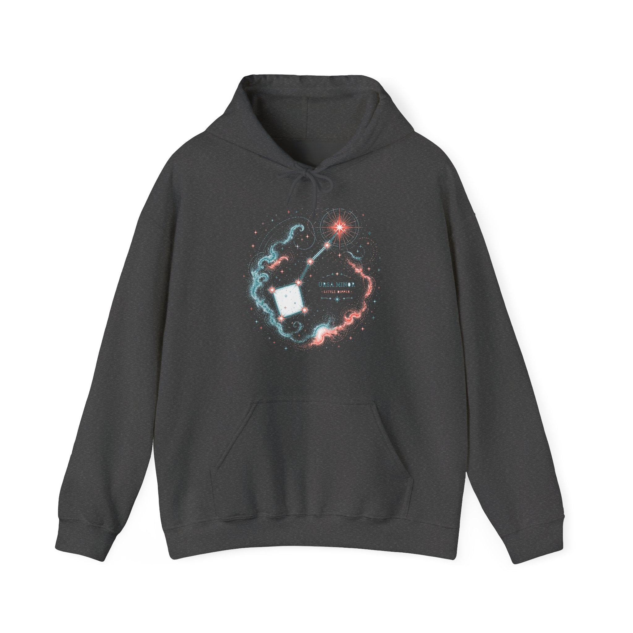 Matching Couple Sweatshirt - Big & Little Dipper Matching Couple Hooded Sweatshirt Hand-Drawn Art His Hers Best Friend Gift - Design B