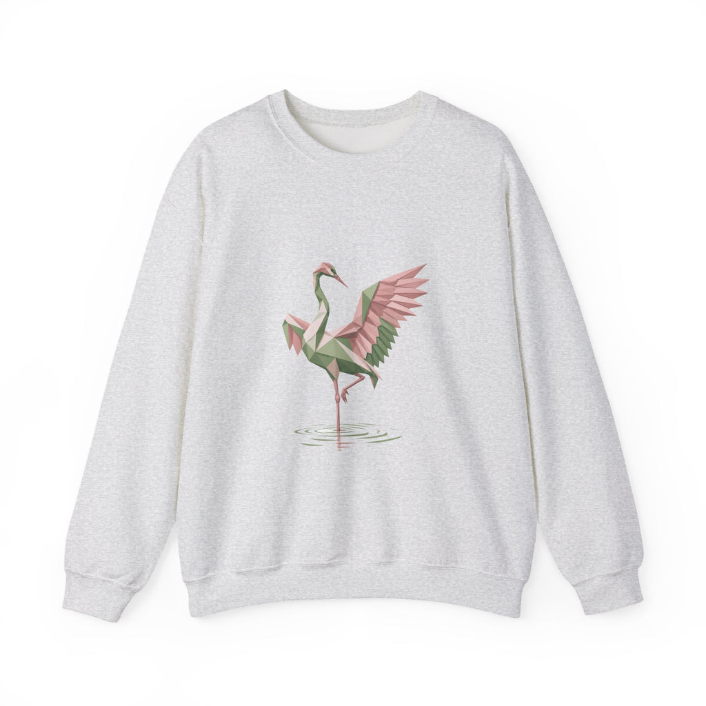 Matching Couple Sweatshirt - Tiger & Crane Matching Couple Comfort Colors Crew Geometric Art His Hers Love Gift - Design B