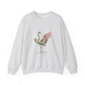 Matching Couple Sweatshirt - Tiger & Crane Matching Couple Comfort Colors Crew Geometric Art His Hers Love Gift - Design B