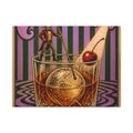 Old Fashioned Ringmaster Wall Art Canvas 24×36 Psychedelic Dining Room Decor Maximalist Print