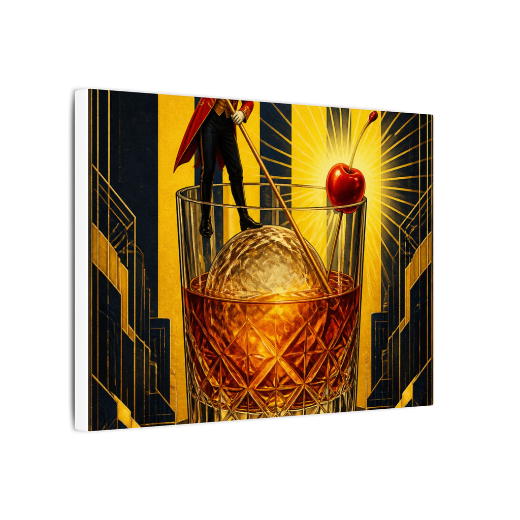 Old Fashioned Ringmaster Wall Art Canvas 16×20 Art Deco Entryway Decor Maximalist Print